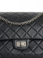 Chanel So Black Medium Classic Flap Reissue 2.55