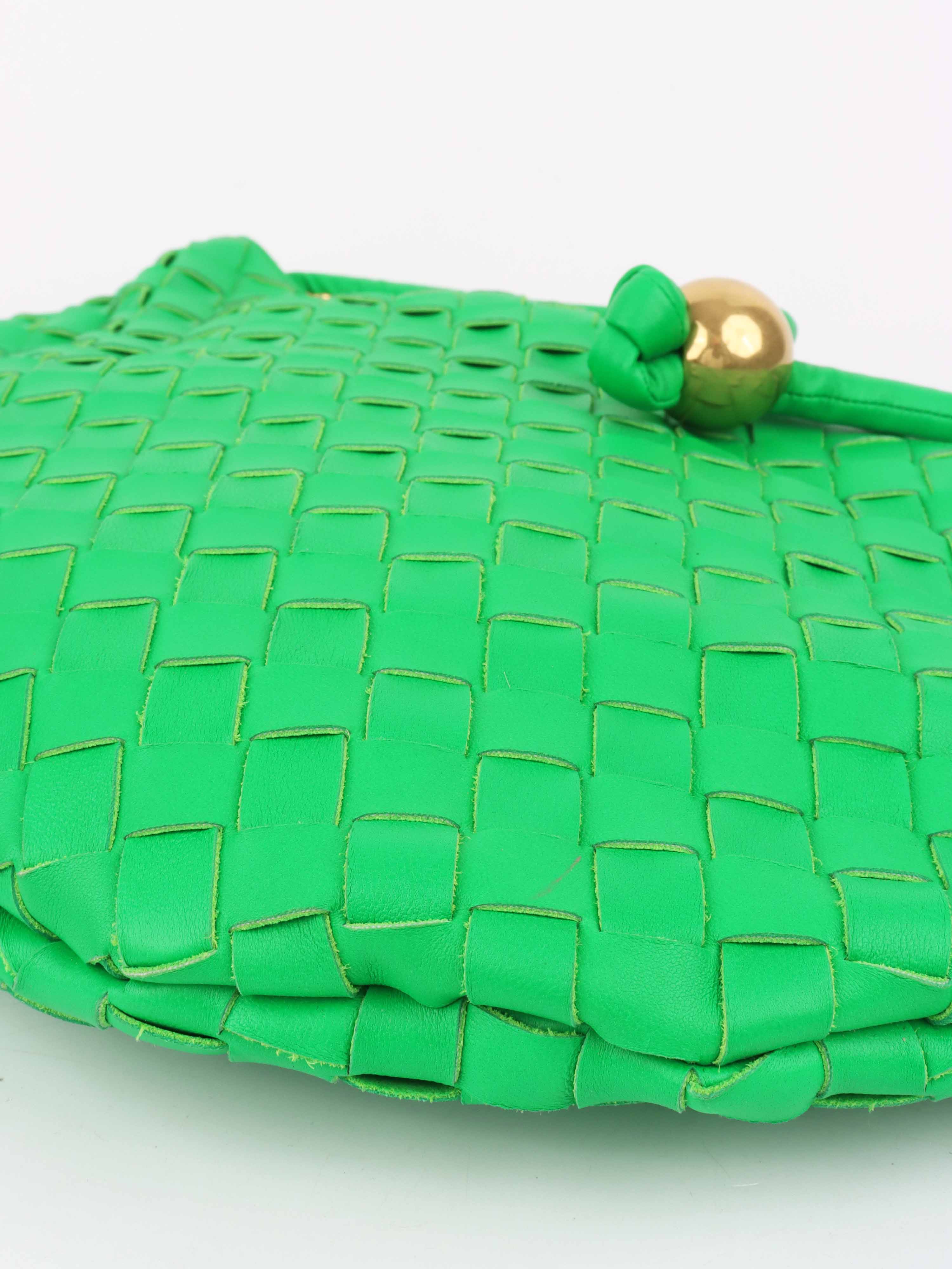 Bottega Veneta Green Turn Pouch.