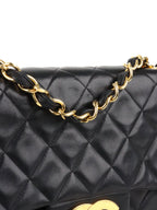 Chanel Black Vintage Jumbo Flap Bag