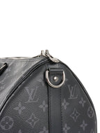 Louis Vuitton Black Keepall Bandouliere 45