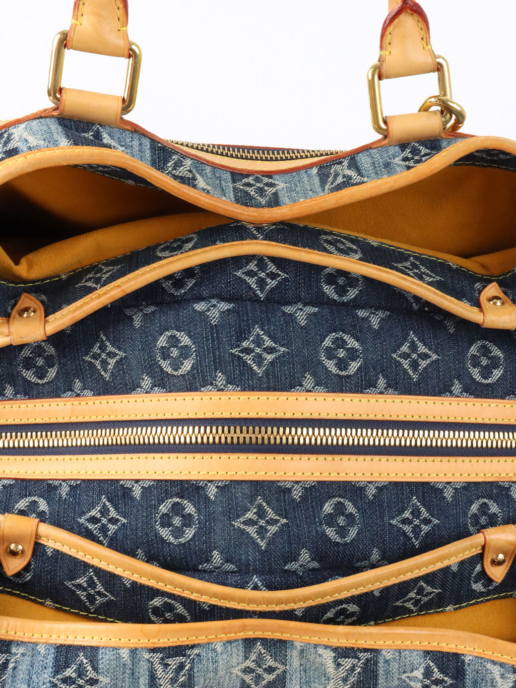 Louis Vuitton Vintage Cabas Raye 2006 Tote Bag.