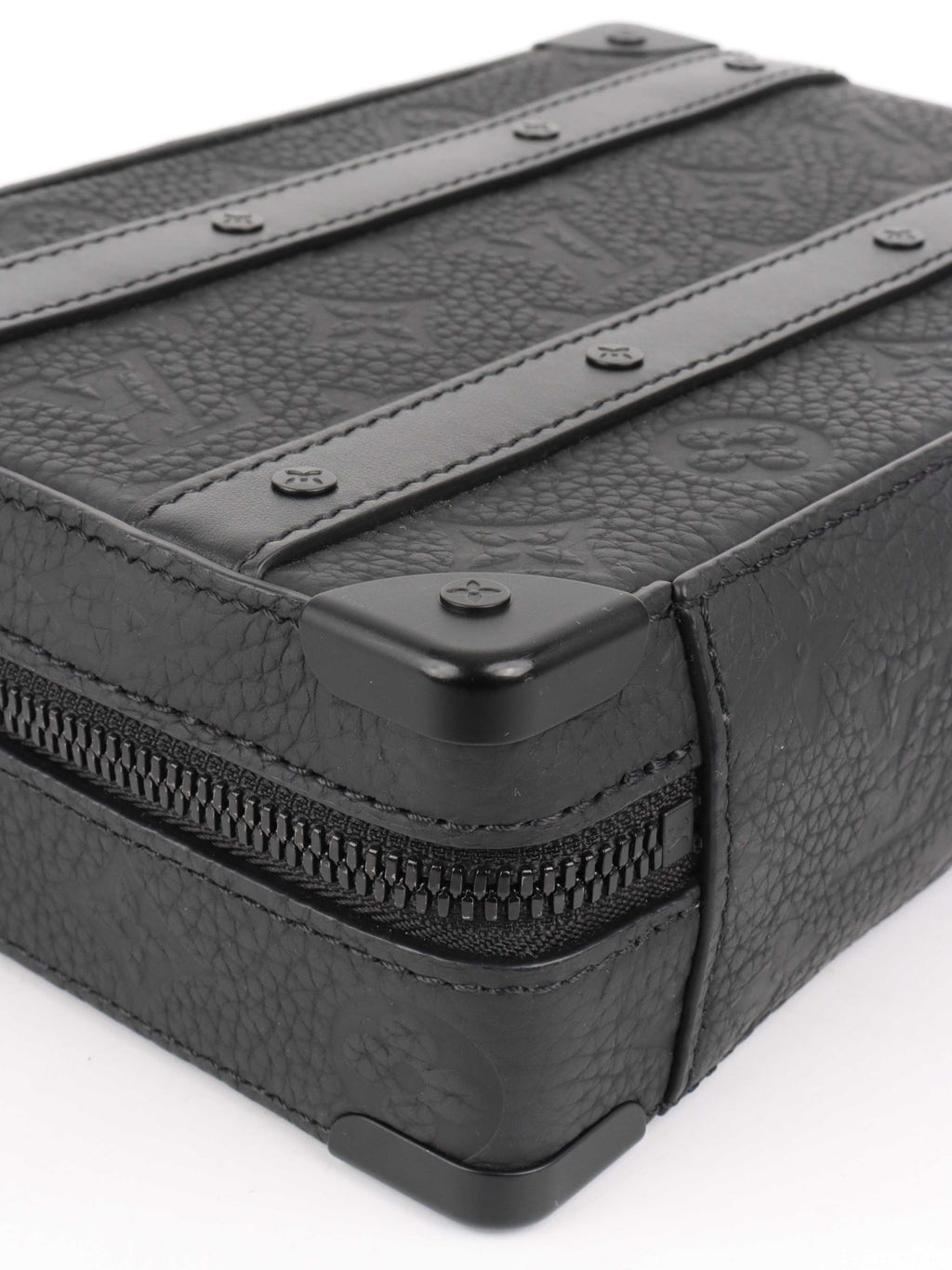Louis Vuitton Black Handle Soft Trunk.