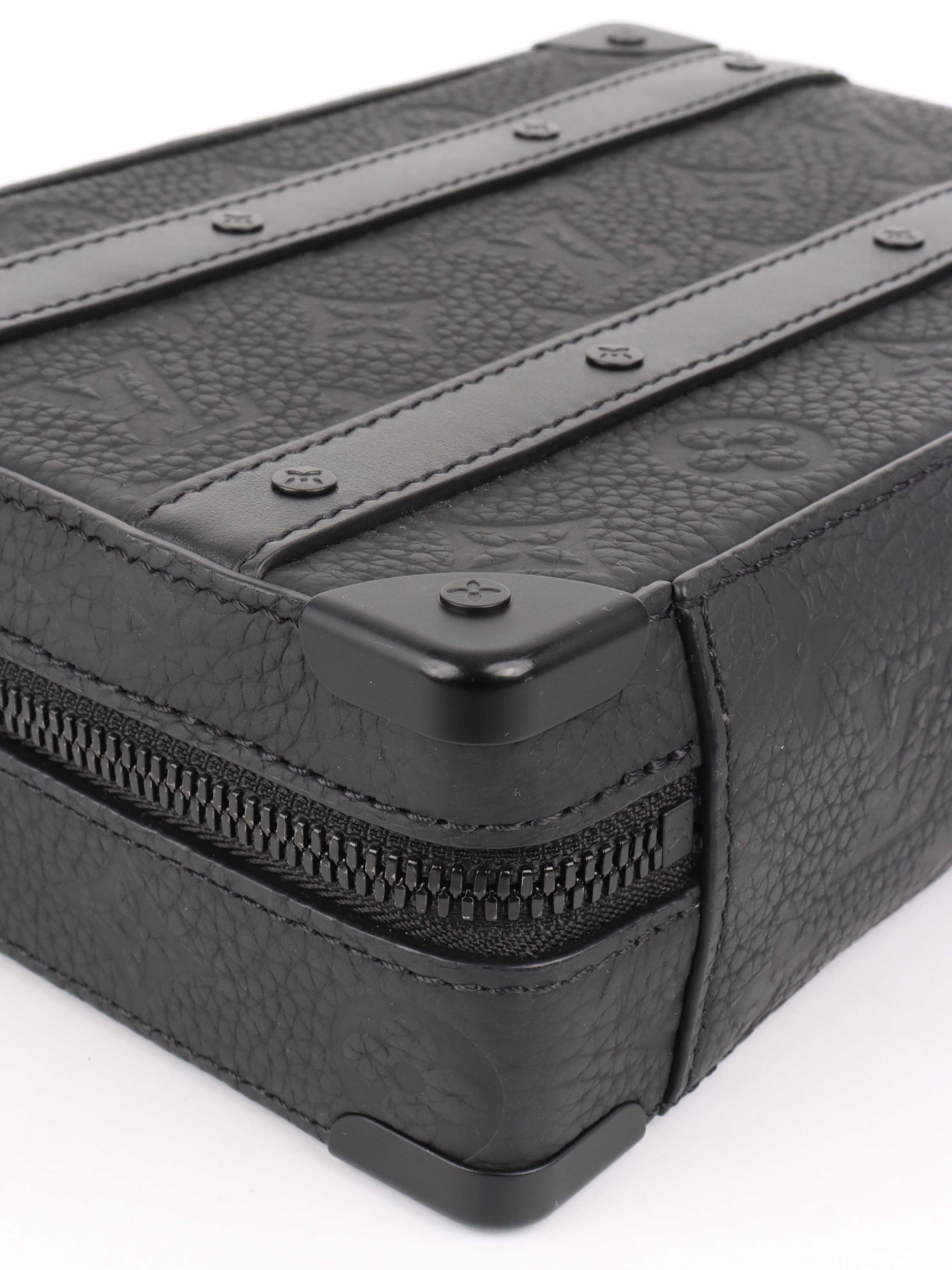 Louis Vuitton Black Handle Soft Trunk.