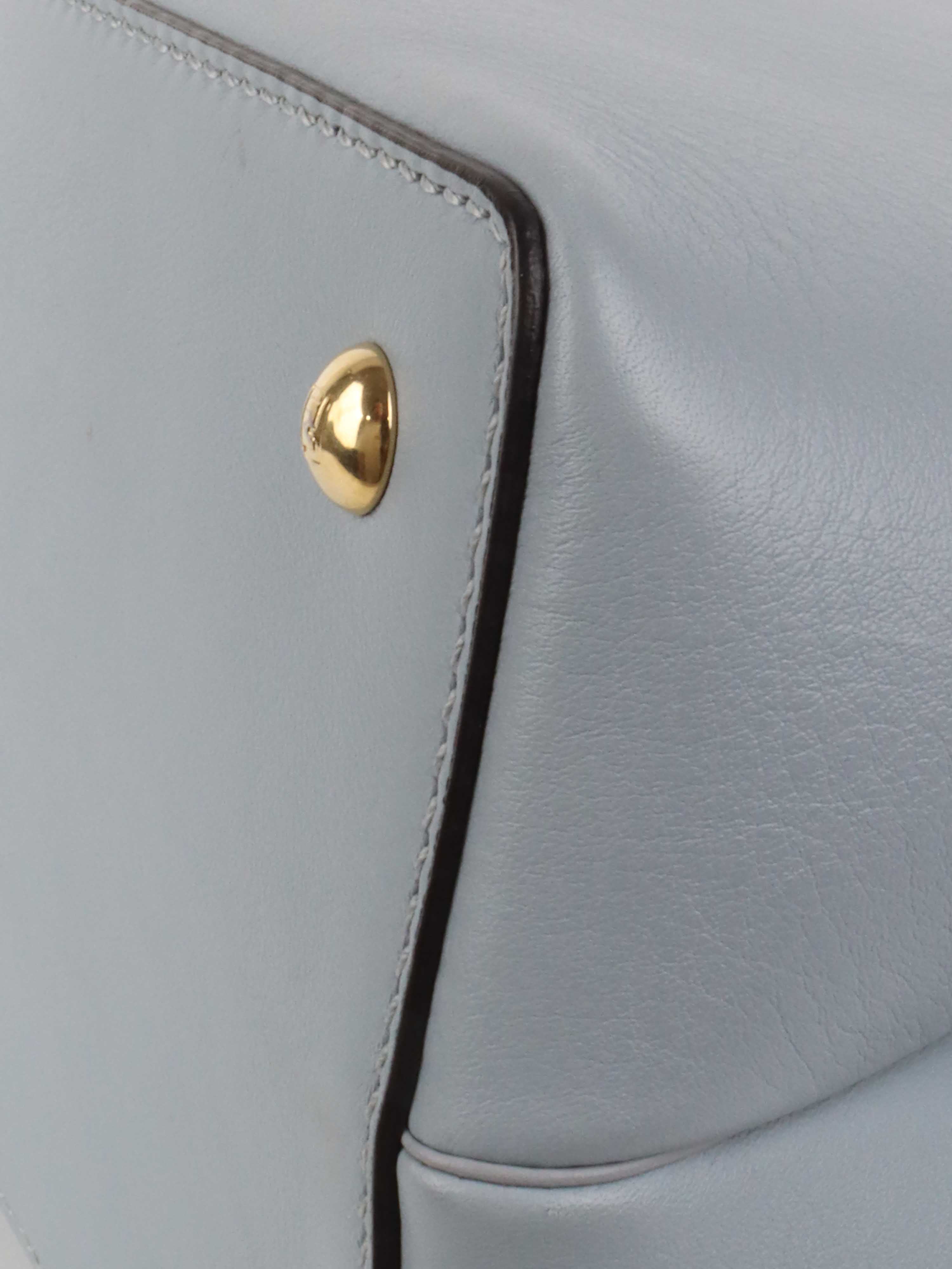 Fendi Pale Blue 2Jours Shoulder Bag