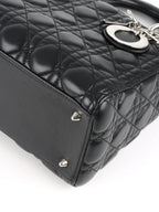 Dior Black Medium Lady Dior Bag