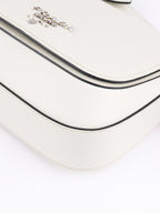 Prada White Saffiano Crossbody Bag