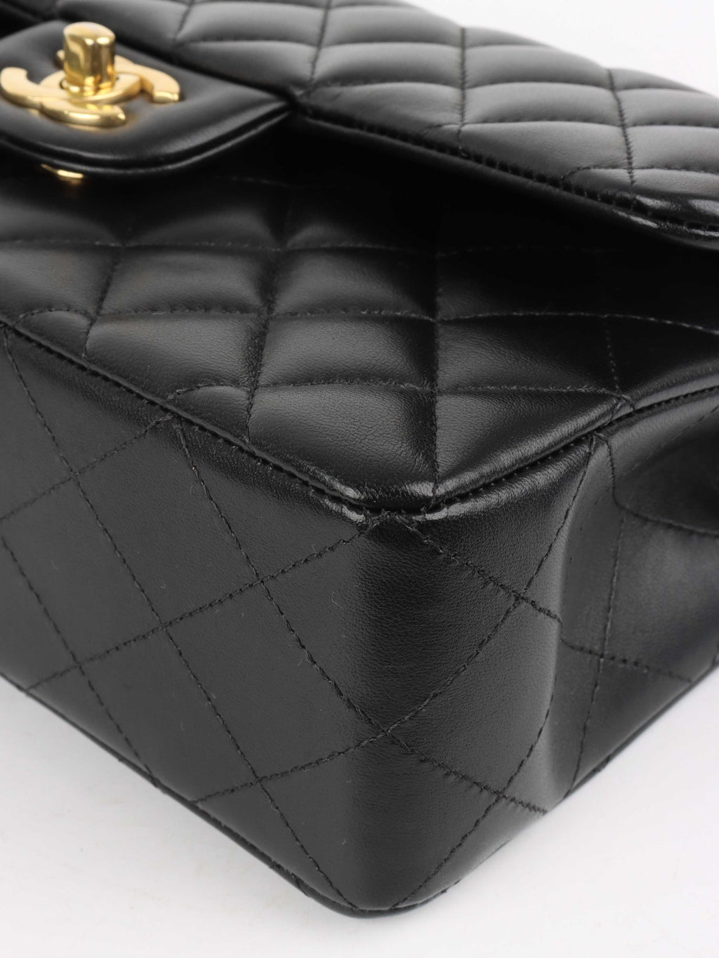 Chanel Small Black Lambskin Classic Flap.