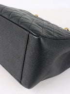 Chanel Black Caviar Grand Shopping Tote