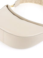 Loewe Small Light Oat Luna Leather Hobo Bag