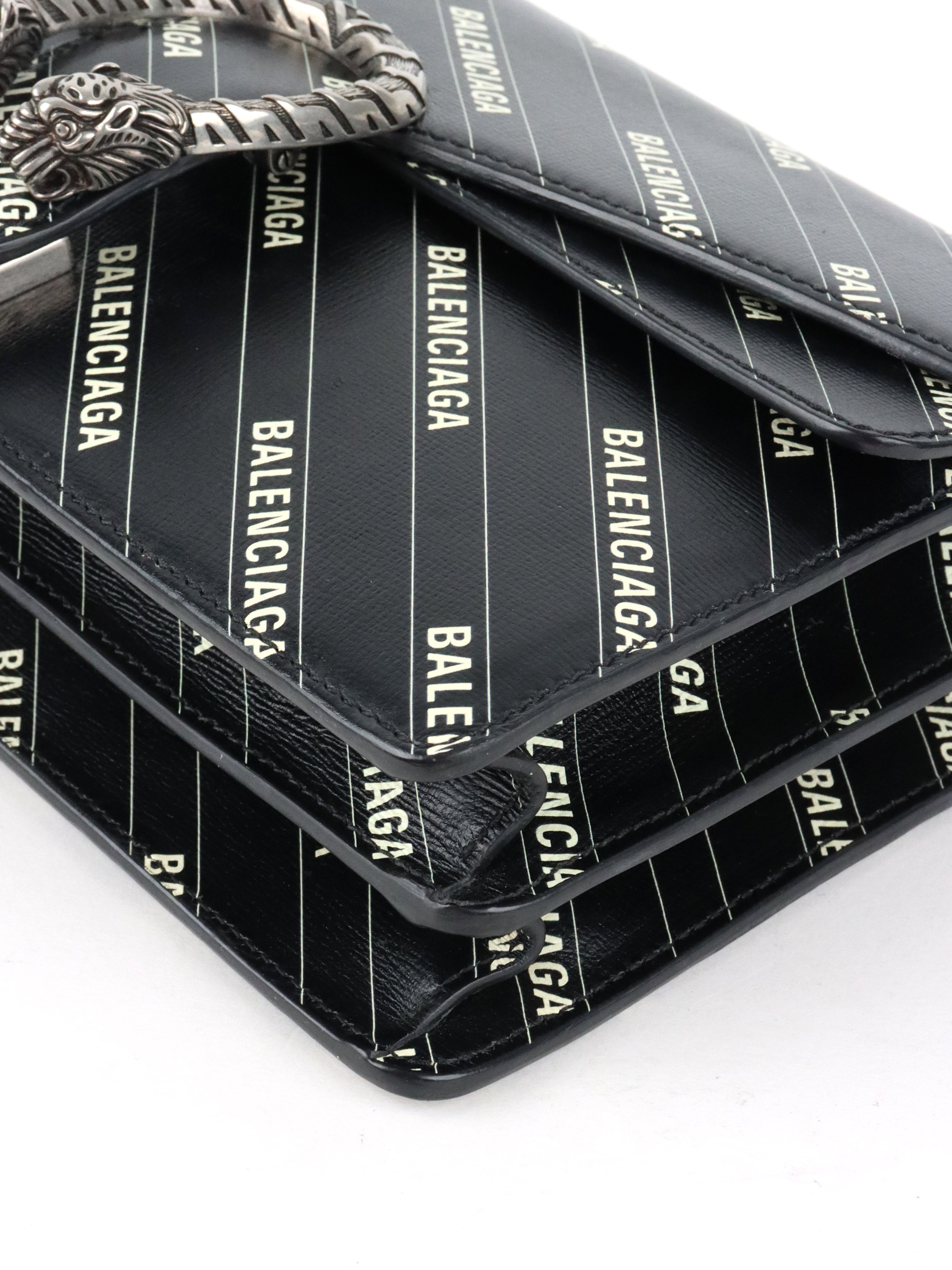 Gucci x Balenciaga Small Black Dionysus The Hacker Project Bag