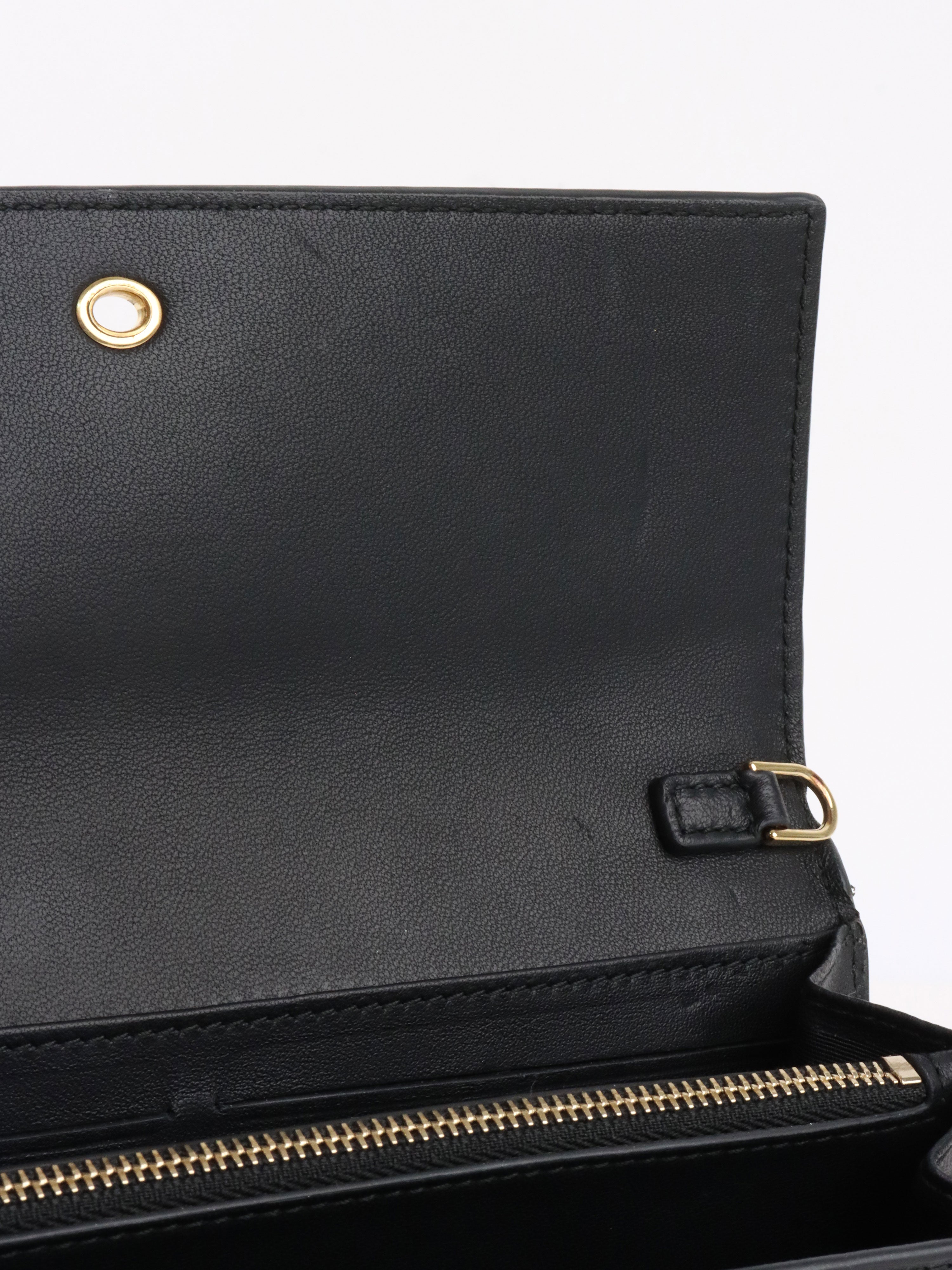 Alexander McQueen Studs & Skull Chain Clutch