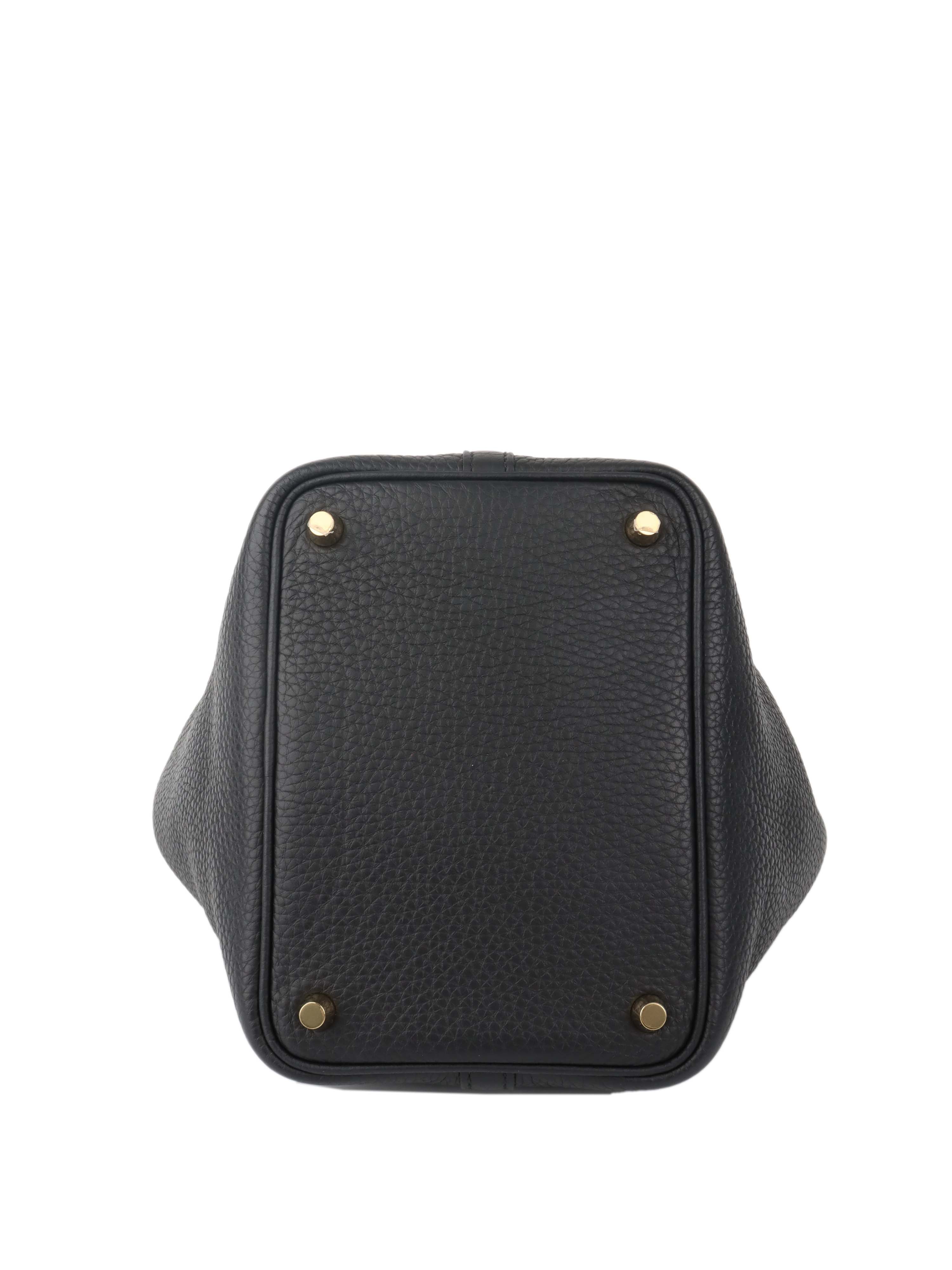 Hermes Picotin Lock 18 Touch Bag with Alligator Handle