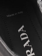 Prada Black Platform Sneakers.