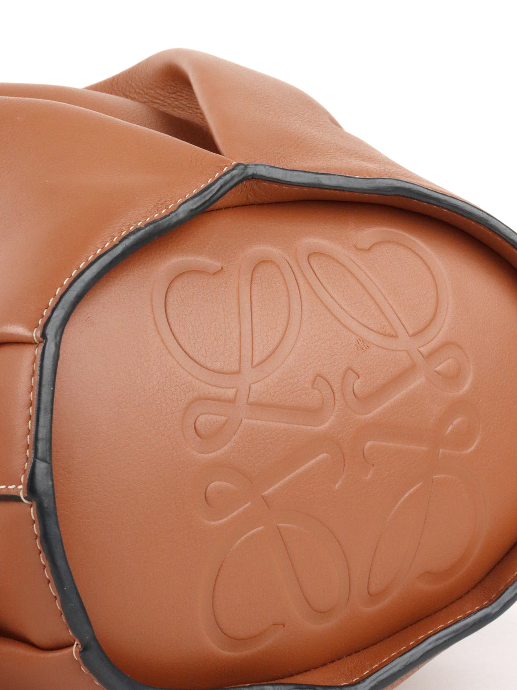 Loewe Tan Large Elephant Shoulder Bag