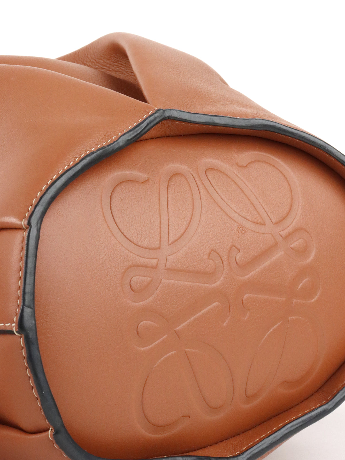 Loewe Tan Large Elephant Shoulder Bag
