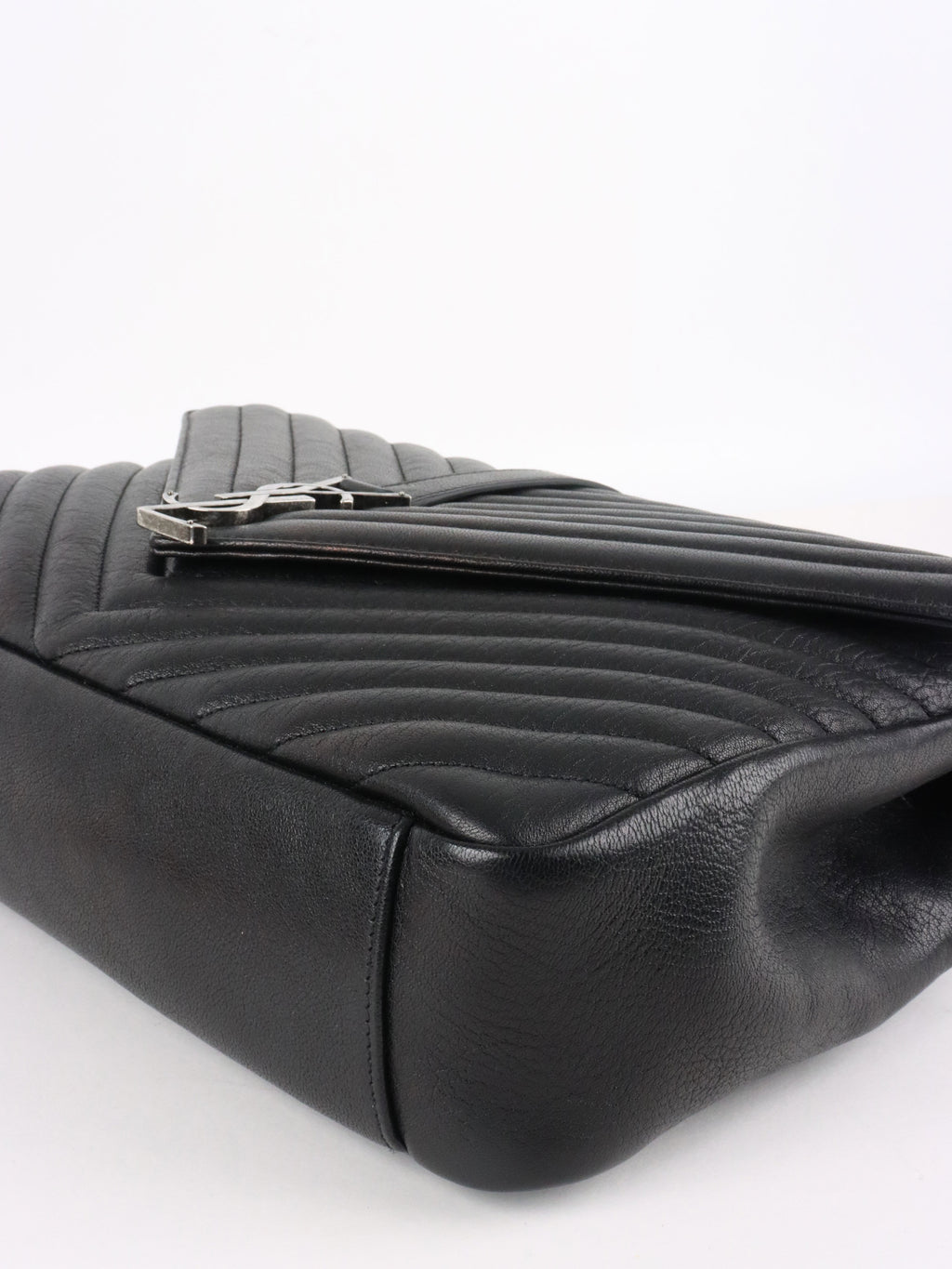 Saint Laurent Large Black College Bag