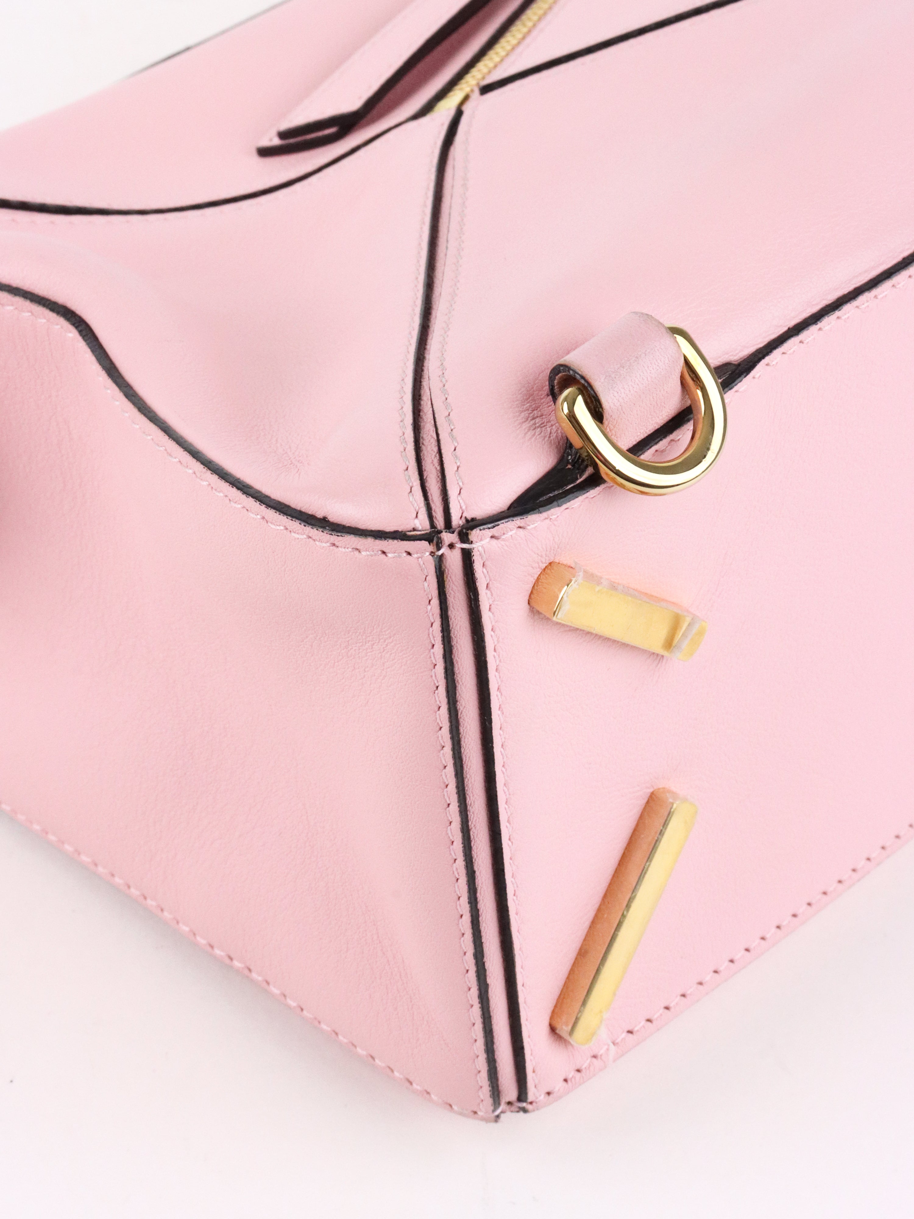 Loewe Small Soft Pink Puzzle Bag
