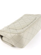Chanel Light Grey Mini Classic Flap Bag