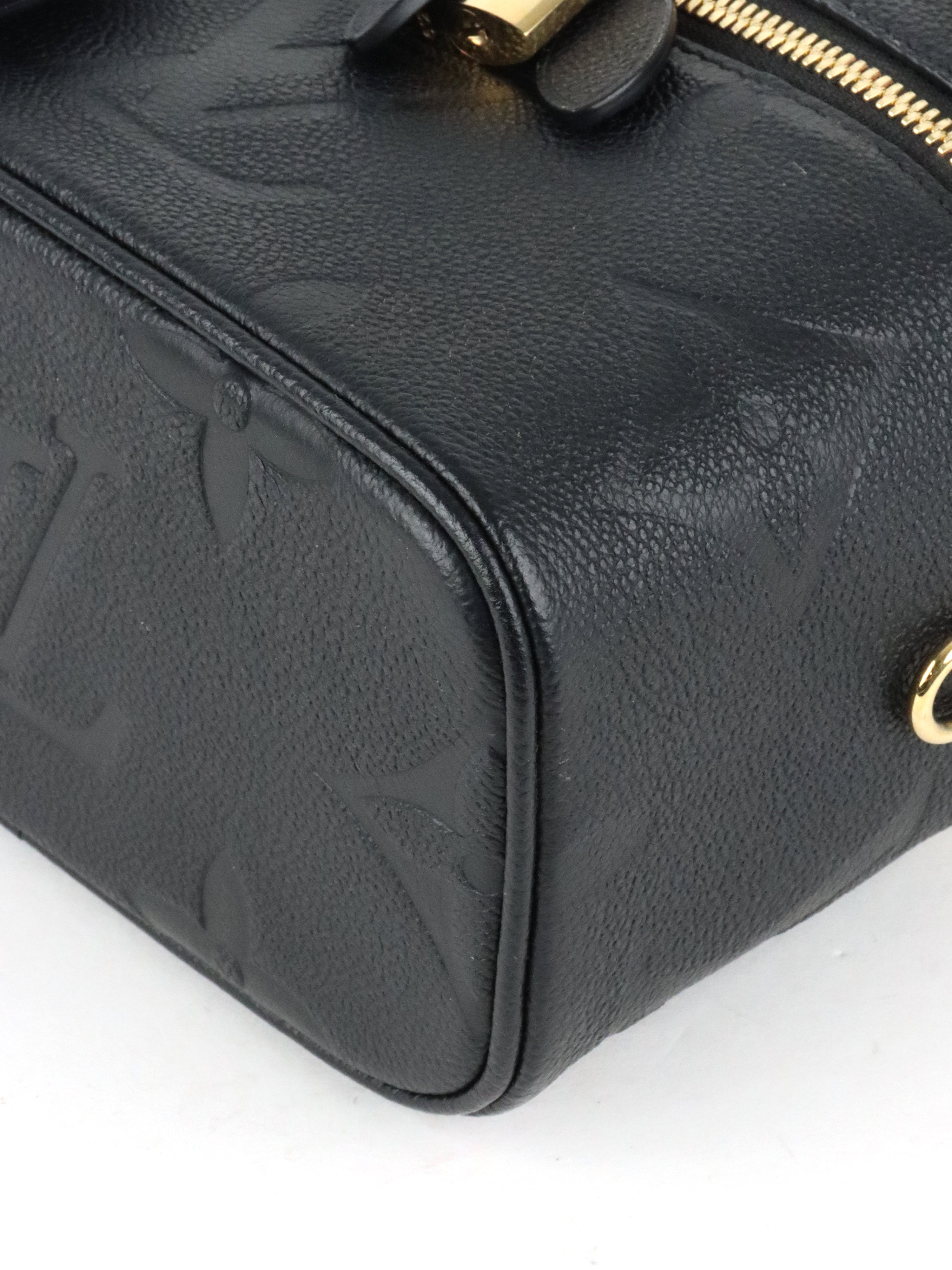 Louis Vuitton Black Empreinte Leather Vanity PM