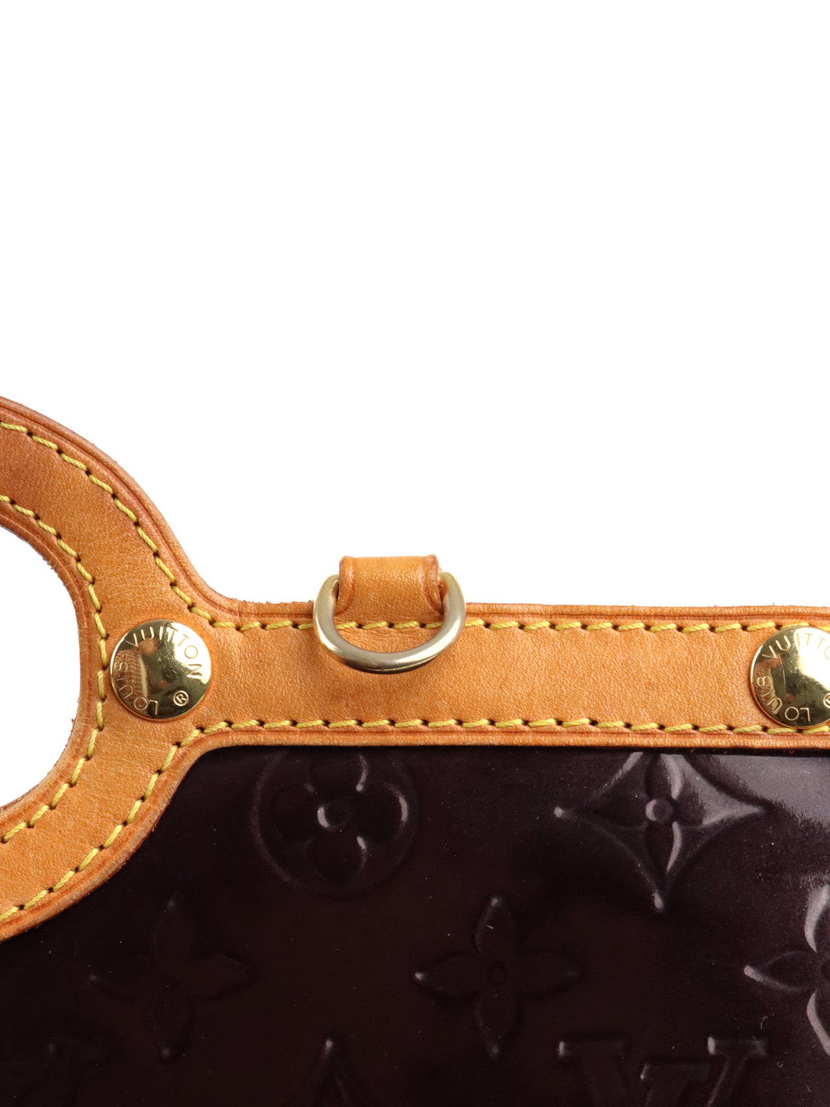 Louis Vuitton Amarante Monogram Vernis Roxbury Shoulder Clutch