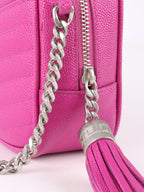 Saint Laurent Bright Pink Lou Mini Camera Bag