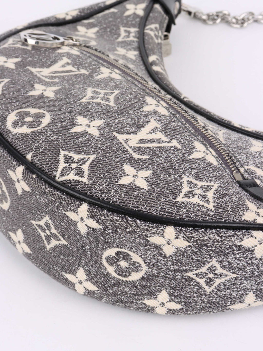 Louis Vuitton Black Denim Loop Bag.