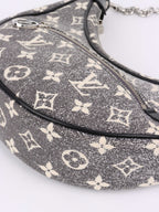 Louis Vuitton Black Denim Loop Bag.