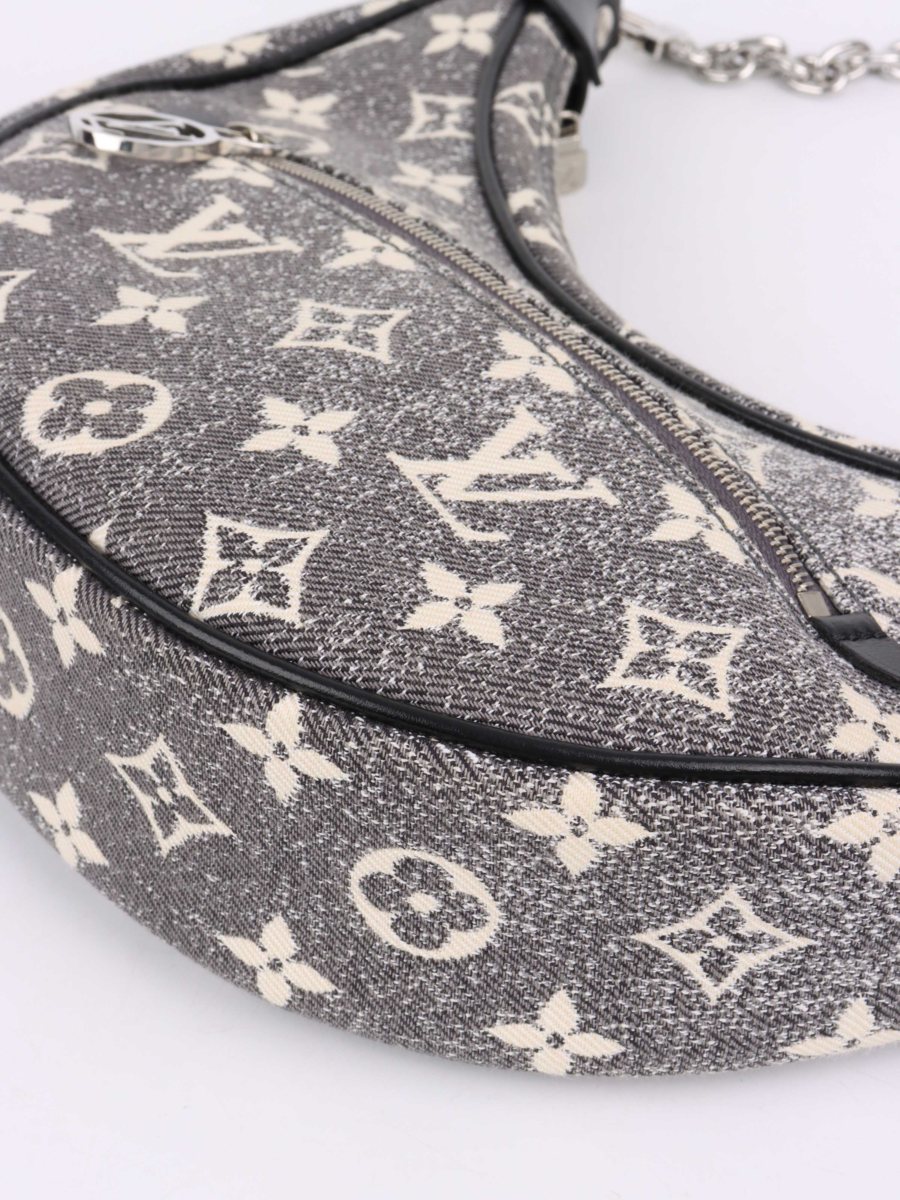 Louis Vuitton Black Denim Loop Bag.