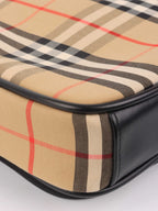 Burberry Vintage Check and Leather Crossbody Bag