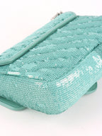 Gucci Mini Marmont Mint Green Sequin Shoulder Bag