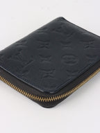 Louis Vuitton Black Empreinte Zippy Coin Wallet