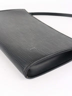 Louis Vuitton Black Epi Leather Pochette Accessoires.