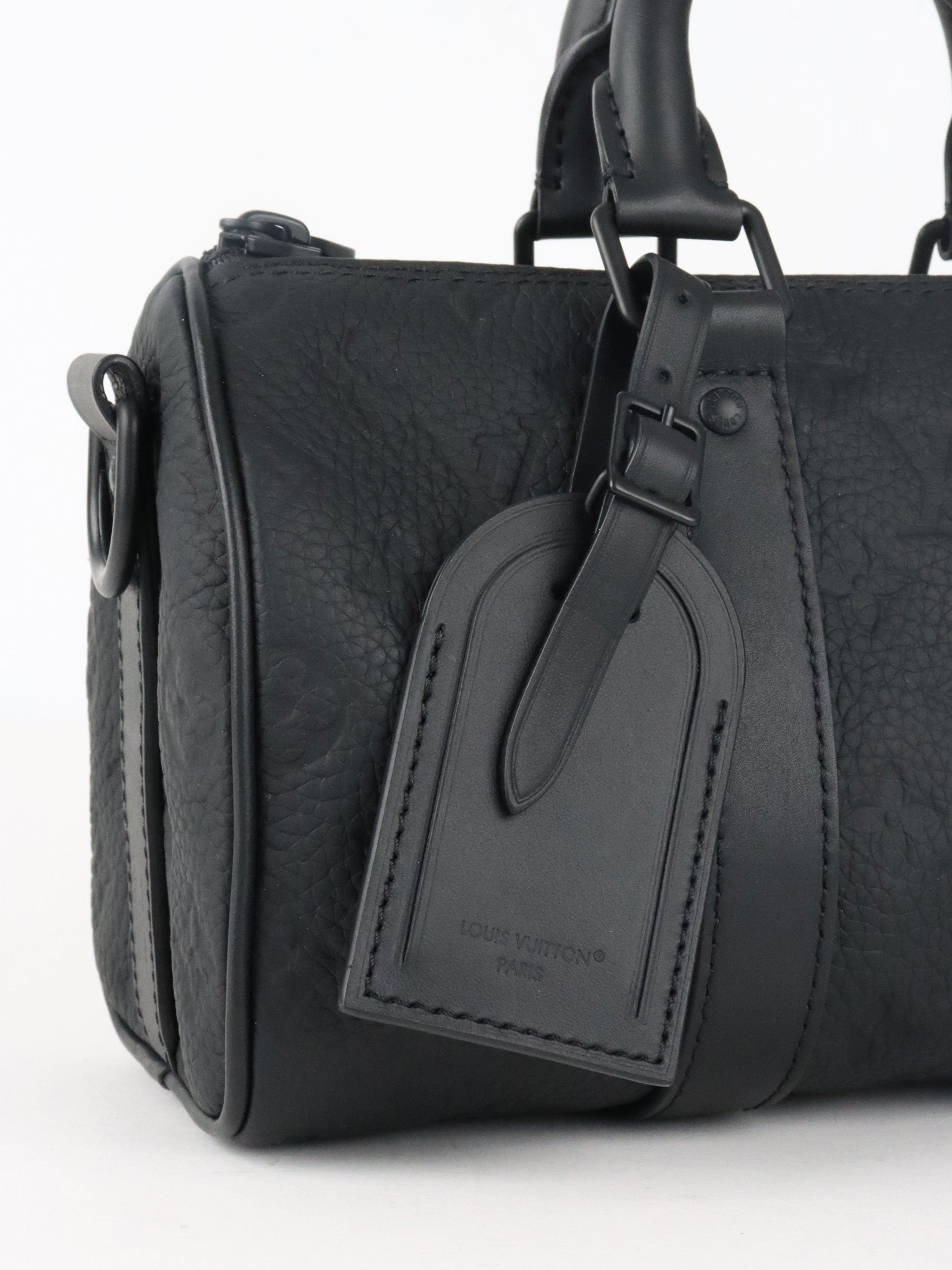 Louis Vuitton Black Keepall Bandoulière 25 Bag