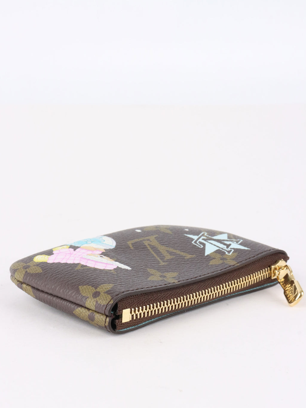 Louis Vuitton Azur Frost Christmas Animation Key Pouch