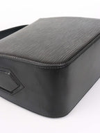 Louis Vuitton Black Bucci Epi Leather Shoulder Bag.