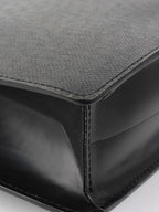 Louis Vuitton Black Vintage Monceau Messenger Bag.