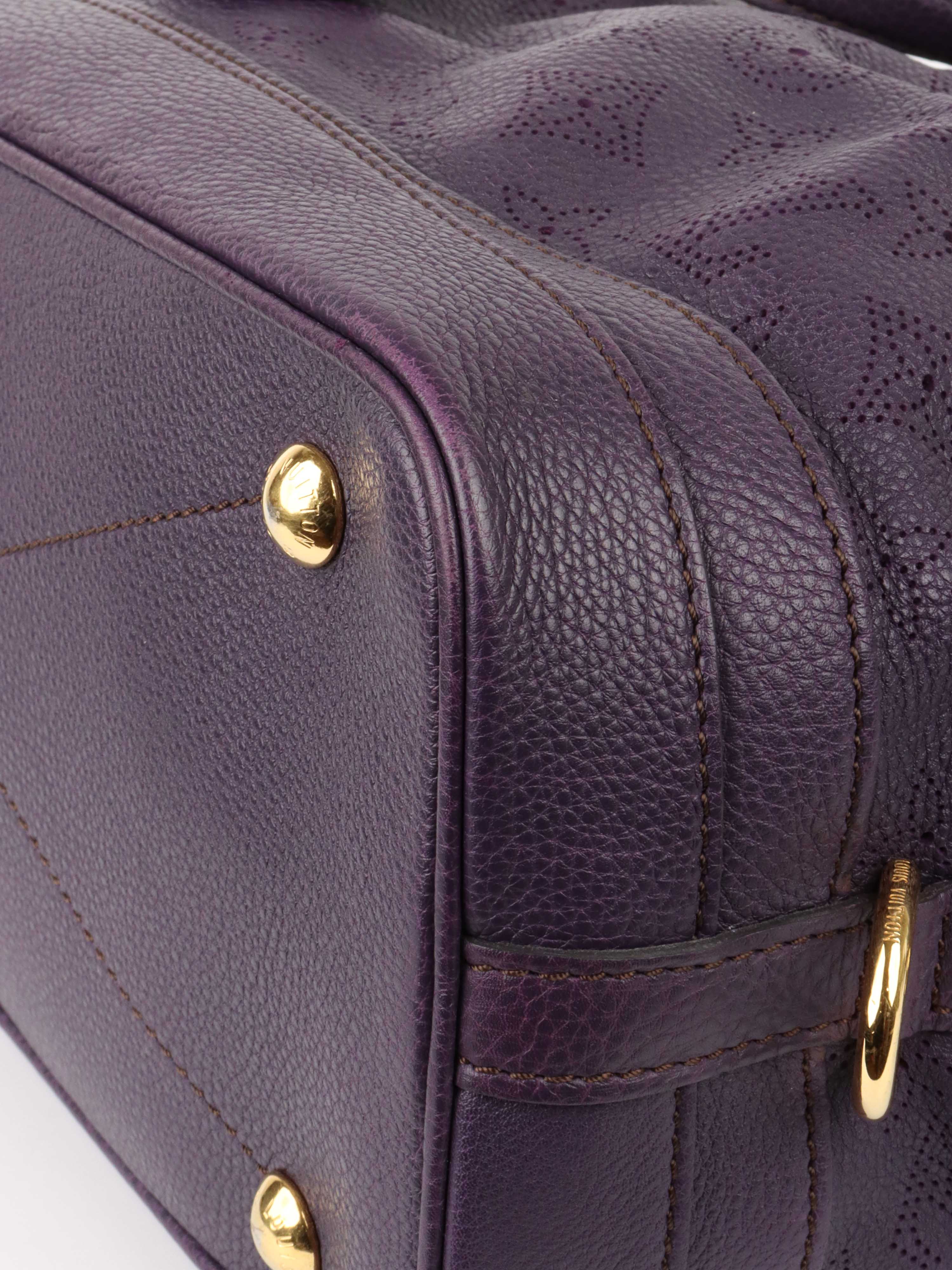 Louis Vuitton Dark Purple Zip Tote.