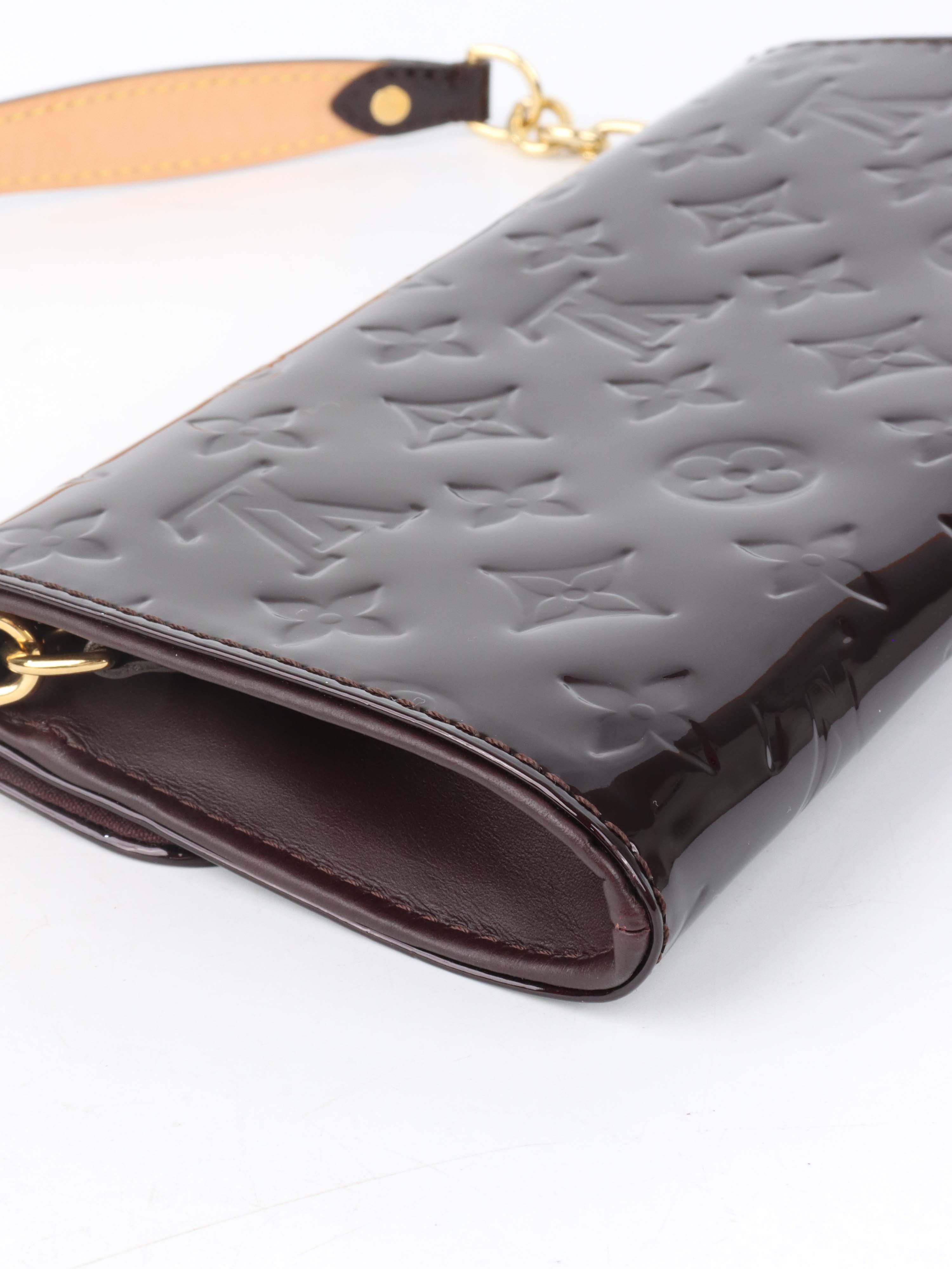 Louis Vuitton Amarante  Monogram Vernis Sunset Boulevard Shoulder Bag