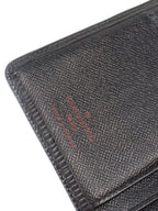 Louis Vuitton Black Epi Leather Short Wallet.