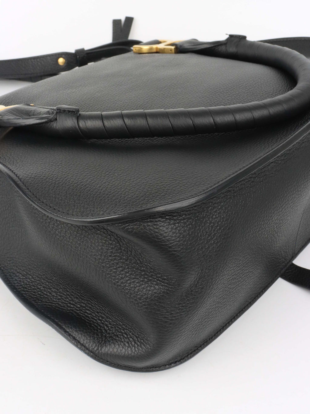 Chloe Black Marcie Medium Shoulder Bag.