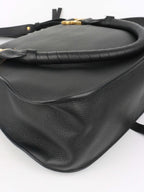 Chloe Black Marcie Medium Shoulder Bag.