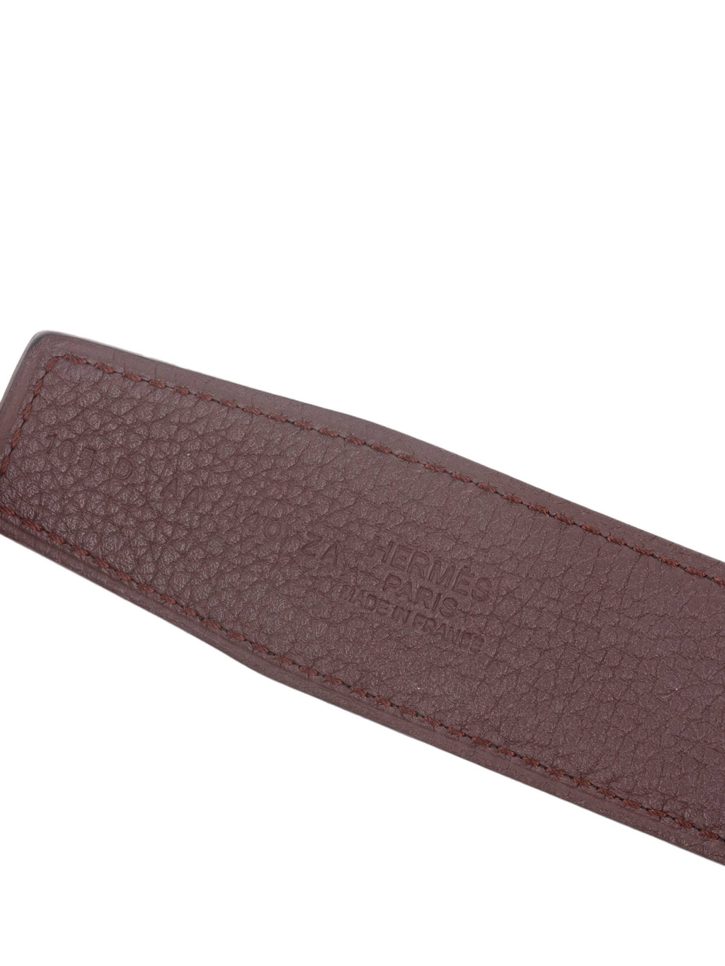 Hermes All Black Matte H Belt.