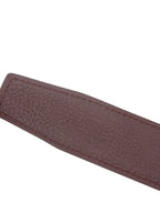 Hermes All Black Matte H Belt.