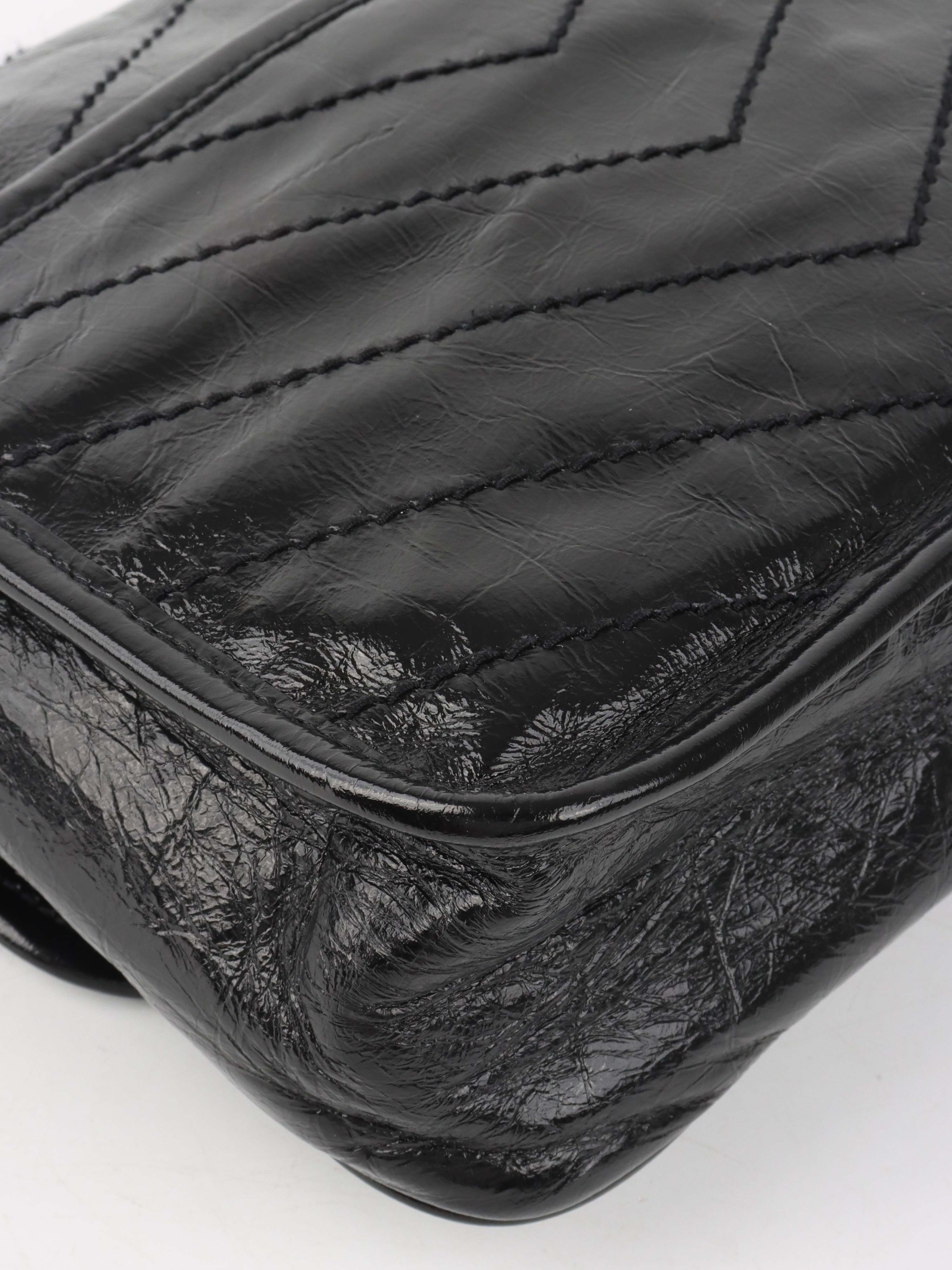 Saint Laurent Niki Baby in Vintage Leather Bag.