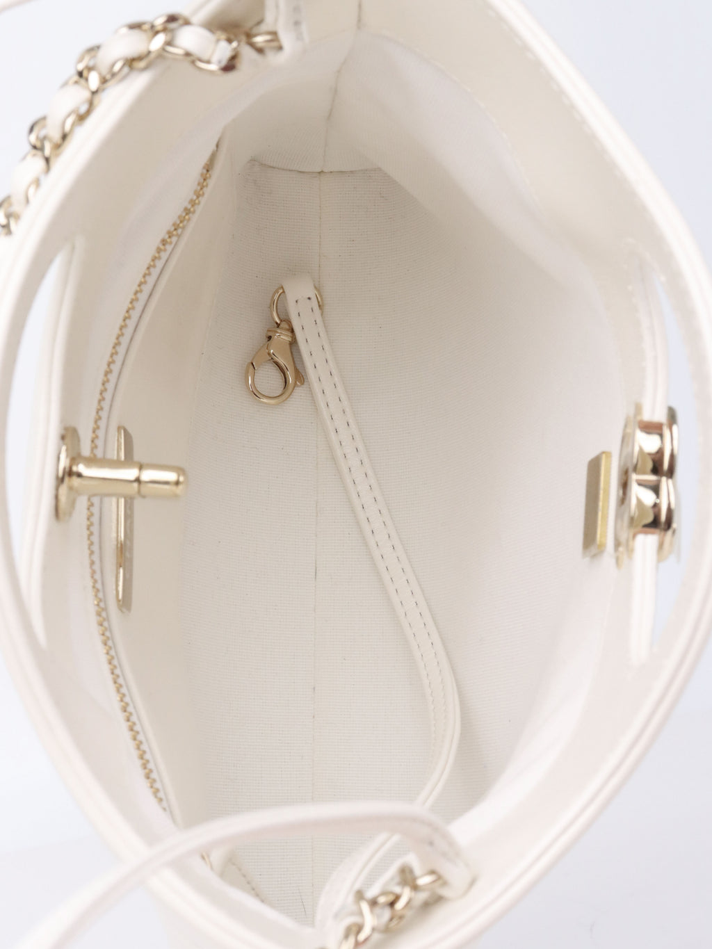 Chanel Small White 31 Shopping Bag