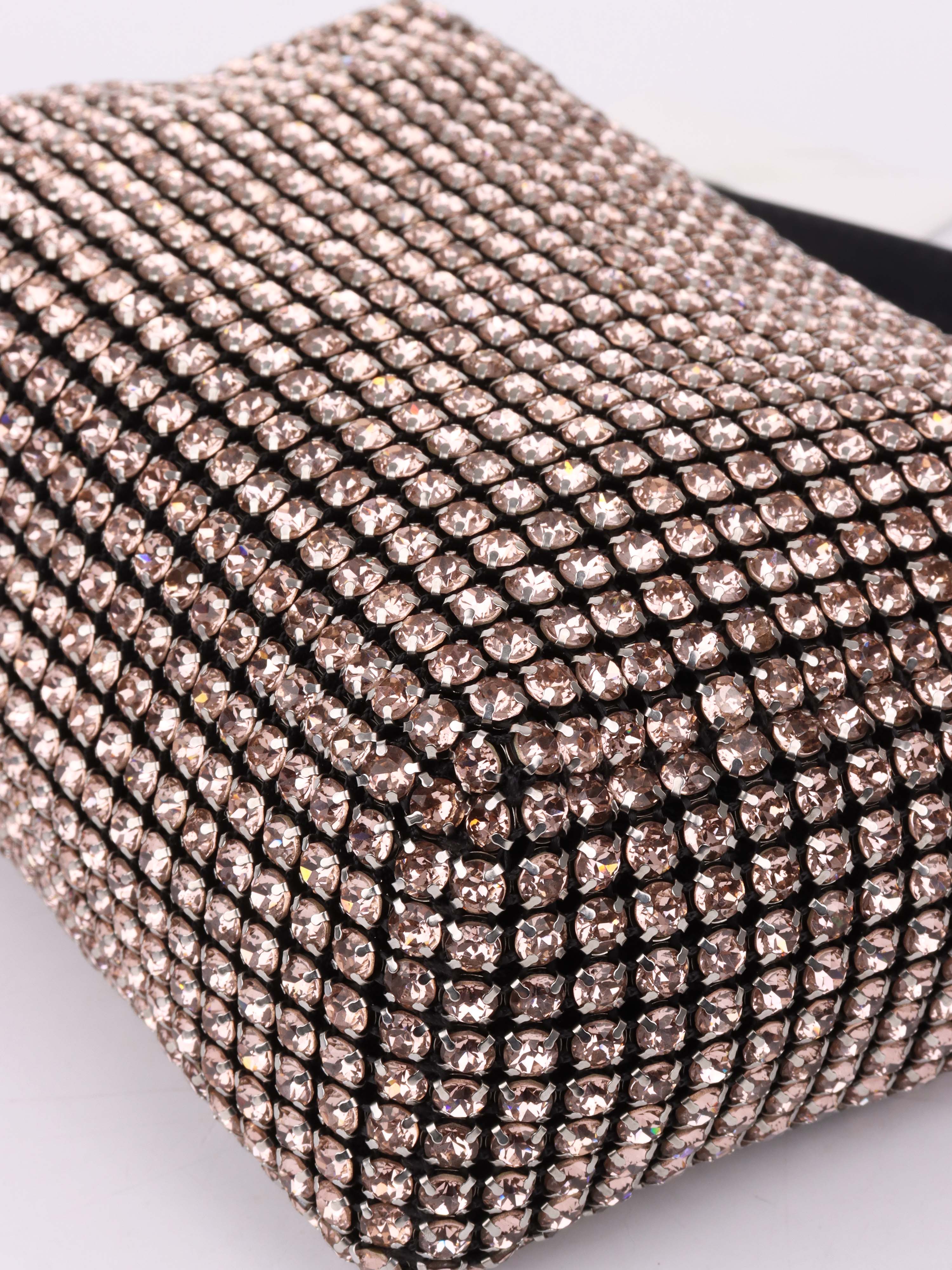 Alexander Wang Pink Crystal Clutch.