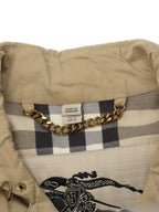 Burberry Long Trench Coat in Tan.