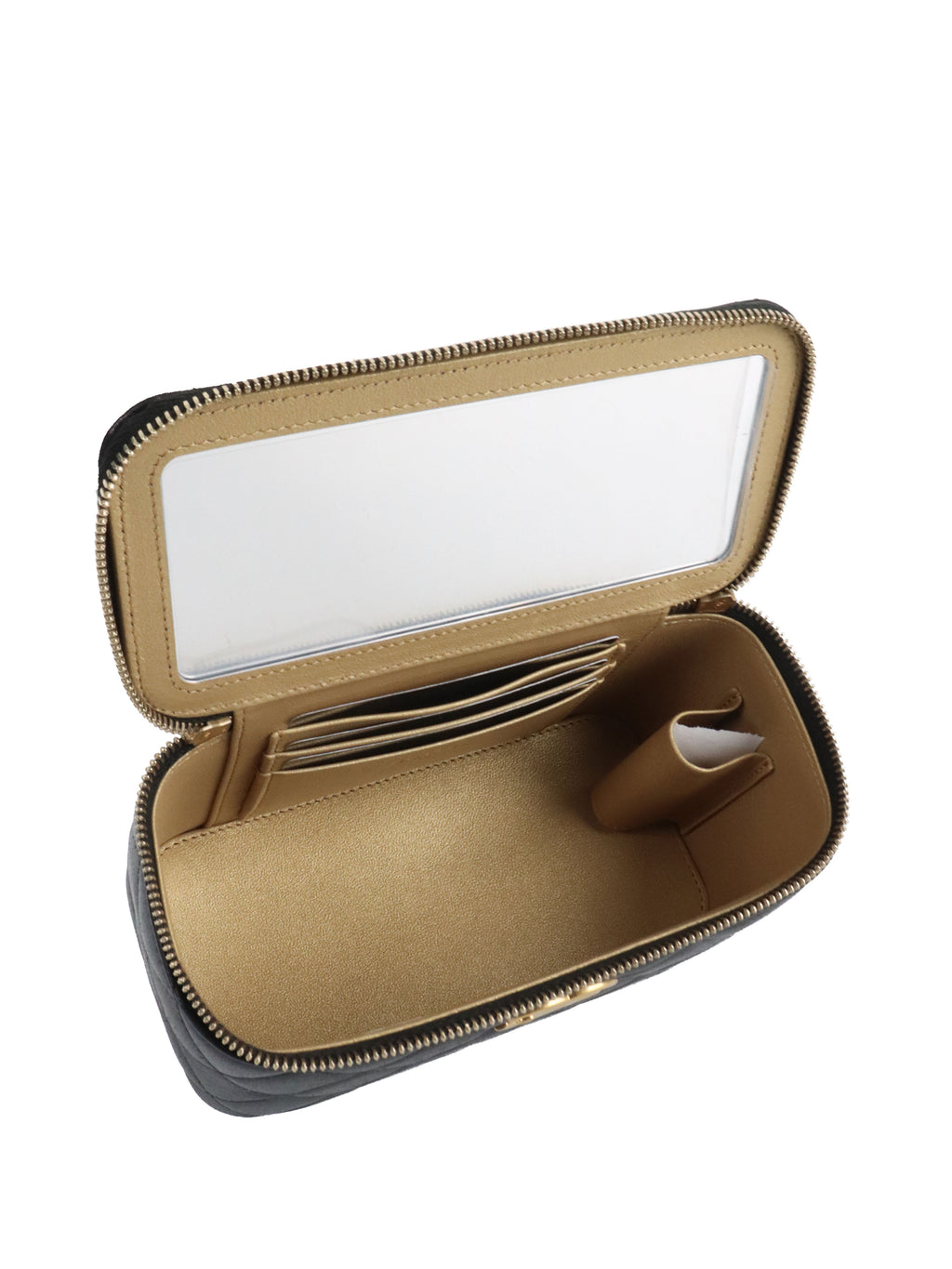 Chanel Lambskin Quilted Small Vanity Case