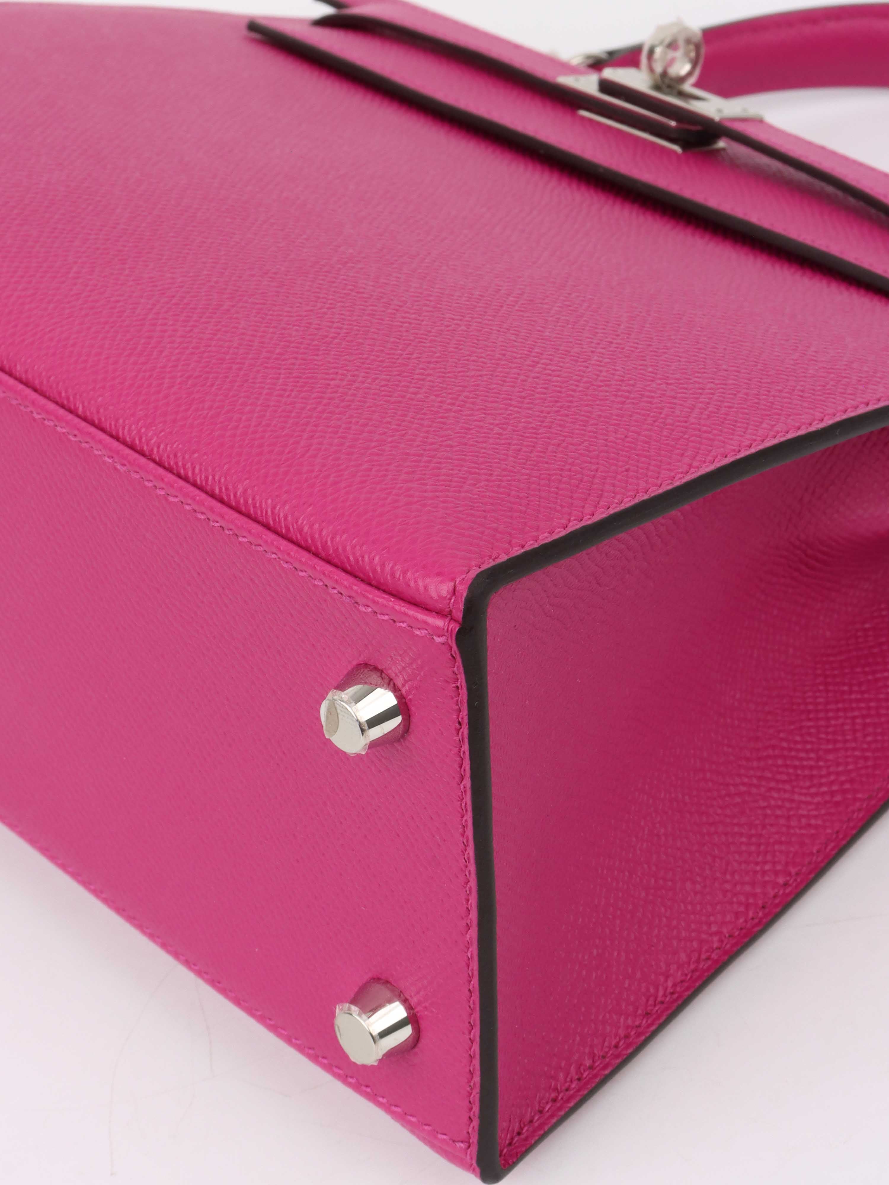 Hermes Kelly 25 Sellier Magnolia PHW.