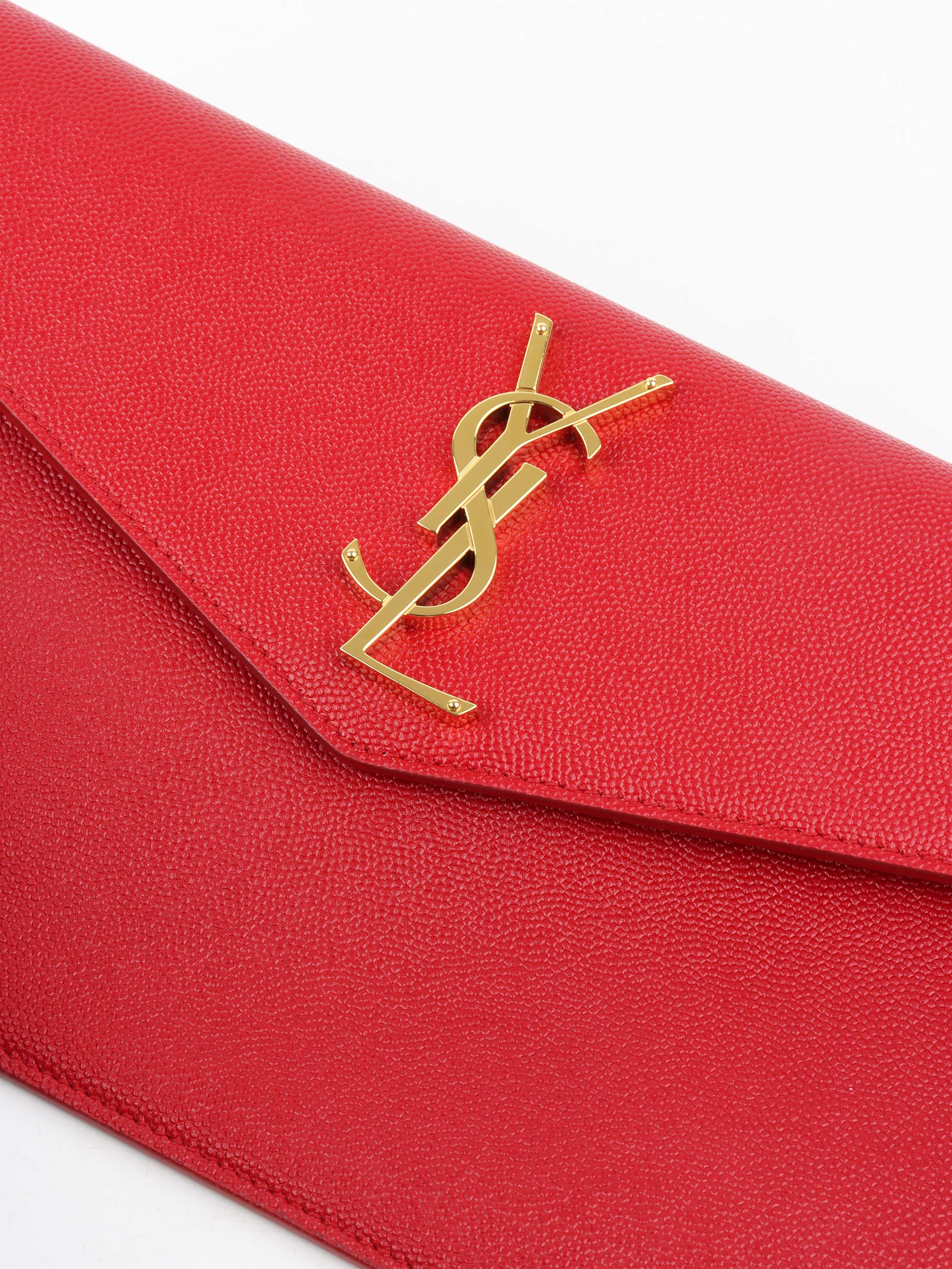 Saint Laurent Red Uptown Pouch.